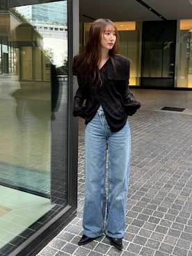 「junoah（ジュノア）のアイテム」を使った、Emiriさん（レディース・162cm）の春コーディネート