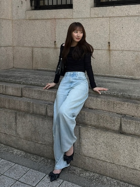 「Heather（ヘザー）のアイテム」を使った、Emiriさん（レディース・162cm）の夏コーディネート
