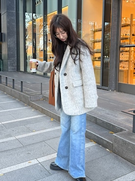 25年AW新作】ADVANCED LONG LEG FLAREを使った人気ファッション