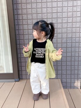 ®️ikunan☺︎さん（キッズ・90cm）の春コーディネート