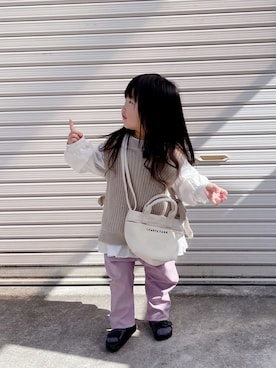 ®️ikunan☺︎さん(キッズ・90cm)の春コーディネート