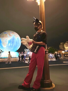 KAIYA.さんの「EXTRA FINE COTTON BASIC TEE」を使ったコーディネート