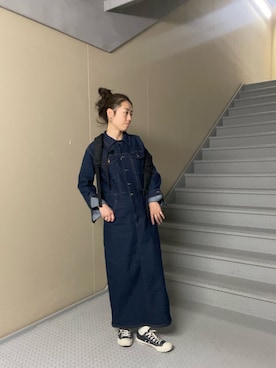 「GREGORY（グレゴリー）のアイテム（バッグ）」を使った、Manaさん（レディース・161cm）の冬コーディネート