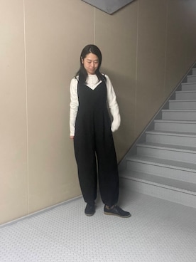 「URBAN RESEARCH Sonny Label（アーバンリサーチサニーレーベル）のアイテム（オールインワン・サロペット）」を使った、Manaさん（レディース・161cm）の春コーディネート