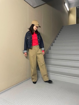 「ARTESANOS（アルテサノス）のARTESANOS　ビットローファー（ローファー）」を使った、Manaさん（レディース・161cm）の秋コーディネート