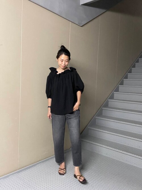 URBAN RESEARCH Sonny Label ブラウス シャツ NaokoTakayamaガーゼ 