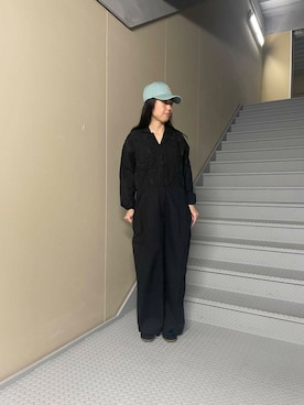 「URBAN RESEARCH Sonny Label（アーバンリサーチサニーレーベル）のアイテム（オールインワン・サロペット）」を使った、Manaさん（レディース・161cm）の春コーディネート