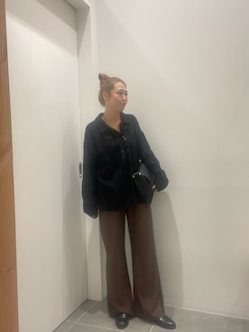 「URBAN RESEARCH Sonny Label（アーバンリサーチサニーレーベル）のアイテム（パンツ）」を使った、Manaさん（レディース・161cm）の秋コーディネート
