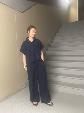 「URBAN RESEARCH Sonny Label（アーバンリサーチサニーレーベル）のアイテム（パンツ）」を使った、Manaさん（レディース・161cm）の夏コーディネート