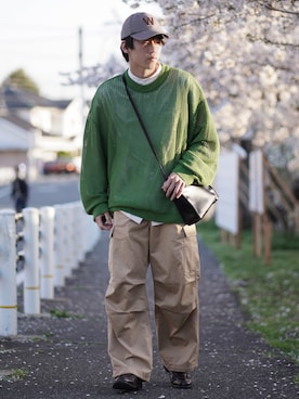 つぐ吉さん(メンズ・172cm)の春コーディネート