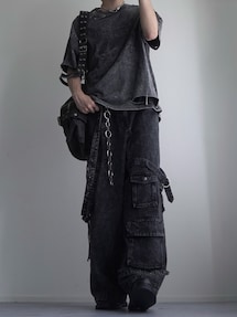 GRANCY デニムパンツスタイル ショルダーバッグ GRANCY（グランシー）の「【GRANCY】DenimpantsStyle