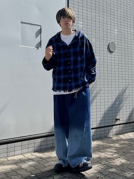 「アイテム（キーケース/キーアクセサリー）」を使った、つぐ吉さん（メンズ・173cm）の夏コーディネート