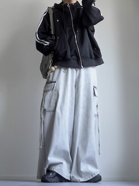 「アイテム（ブルゾン）」を使った、つぐ吉さん（メンズ・173cm）の秋コーディネート