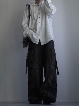 「オーバーサイズ」｜つぐ吉さん（メンズ・173cm）の秋コーディネート