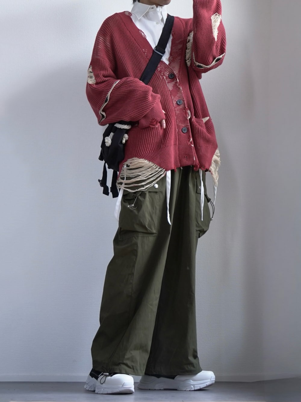 GRANCY カーディガン Mサイズ grancy カーディガン ブルー Mサイズ
