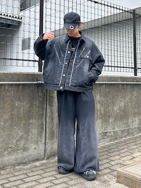「アイテム（デニムジャケット）」を使った、つぐ吉さん（メンズ・173cm）の秋コーディネート