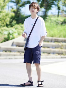 つぐ吉さん（メンズ・172cm）の夏コーディネート