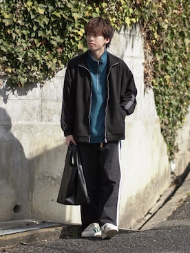 「アイテム（ブルゾン）」を使った、つぐ吉さん（メンズ・173cm・20代）の春コーディネート