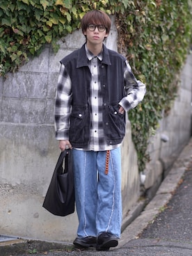 つぐ吉さん（メンズ・172cm）の冬コーディネート