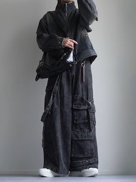 「アイテム（ブルゾン）」を使った、つぐ吉さん（メンズ・173cm）の秋コーディネート