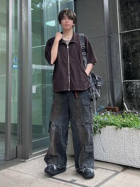 「アイテム（ピアス（両耳用））」を使った、つぐ吉さん（メンズ・173cm・20代）の夏コーディネート