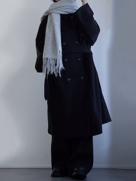 「マイベストコーデ2024」｜「アイテム（トレンチコート）」を使った、つぐ吉さん（メンズ・173cm）の冬コーディネート