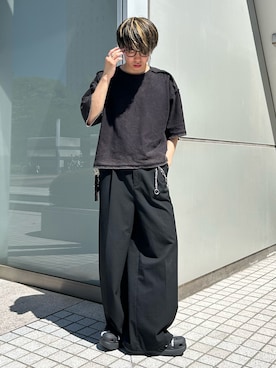 「アイテム（ウォレットチェーン）」を使った、つぐ吉さん（メンズ・173cm・20代）の夏コーディネート
