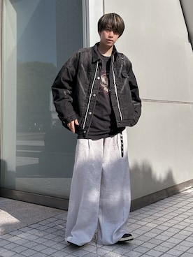 「アイテム（デニムジャケット）」を使った、つぐ吉さん（メンズ・173cm）の秋コーディネート