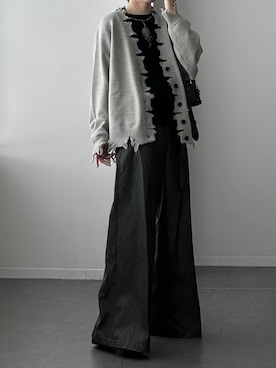 「アイテム（カーディガン/ボレロ）」を使った、つぐ吉さん（メンズ・173cm）の秋コーディネート