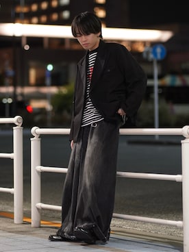 「CLEL（クレイル）のアイテム」を使った、つぐ吉さん（メンズ・173cm）の春コーディネート