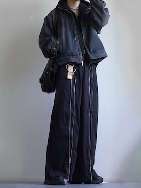 「アイテム（パーカー）」を使った、つぐ吉さん（メンズ・173cm）の秋コーディネート