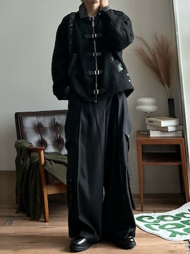 「アイテム（ブルゾン）」を使った、つぐ吉さん（メンズ・173cm）の秋コーディネート