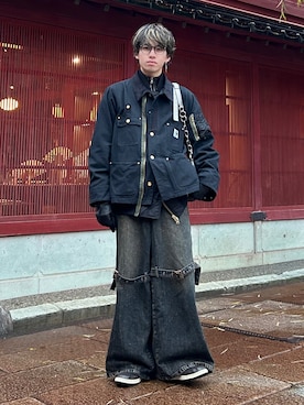 「アイテム（バッグ）」を使った、つぐ吉さん（メンズ・173cm・20代）の冬コーディネート