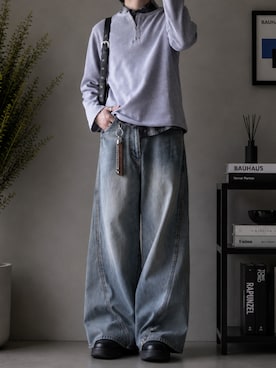 「GRANCY（グランシー）のアイテム（パンツ）」を使った、つぐ吉さん（メンズ・173cm）の夏コーディネート