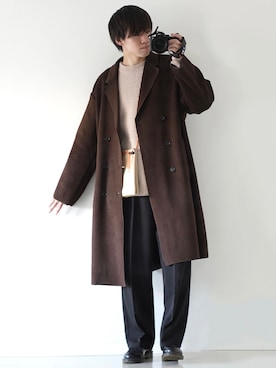 「チェスター」｜つぐ吉さん（メンズ・172cm）の冬コーディネート