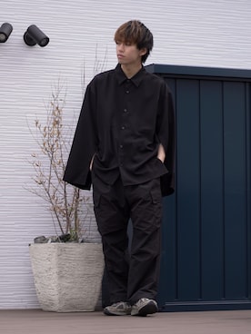 「Naive magic（ナイーブマジック）のアイテム」を使った、つぐ吉さん（メンズ・173cm）の春コーディネート