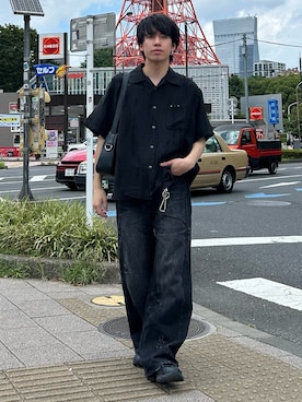 「GRANCY（グランシー）のアイテム（パンツ）」を使った、つぐ吉さん（メンズ・173cm）の夏コーディネート