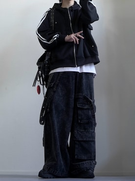「アイテム（ブルゾン）」を使った、つぐ吉さん（メンズ・173cm・20代）の夏コーディネート