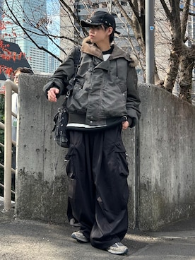 つぐ吉さん（メンズ・173cm）の冬コーディネート