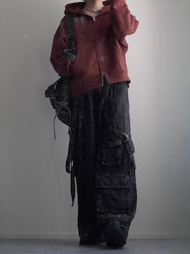 「アイテム（ネックレス）」を使った、つぐ吉さん（メンズ・173cm）の秋コーディネート