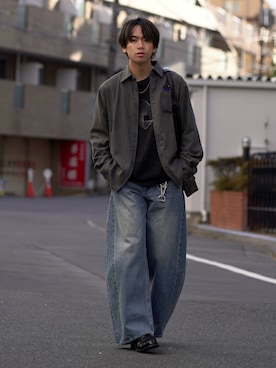 つぐ吉さん（メンズ・173cm）の春コーディネート