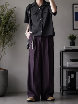 「GRANCY（グランシー）のアイテム」を使った、つぐ吉さん（メンズ・173cm）の夏コーディネート