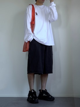 「fuv.（ファブ）のアイテム」を使った、つぐ吉さん（メンズ・173cm）の夏コーディネート