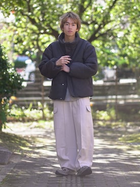 「新星WEARISTAにエントリー」｜つぐ吉さん（メンズ・172cm）の冬コーディネート