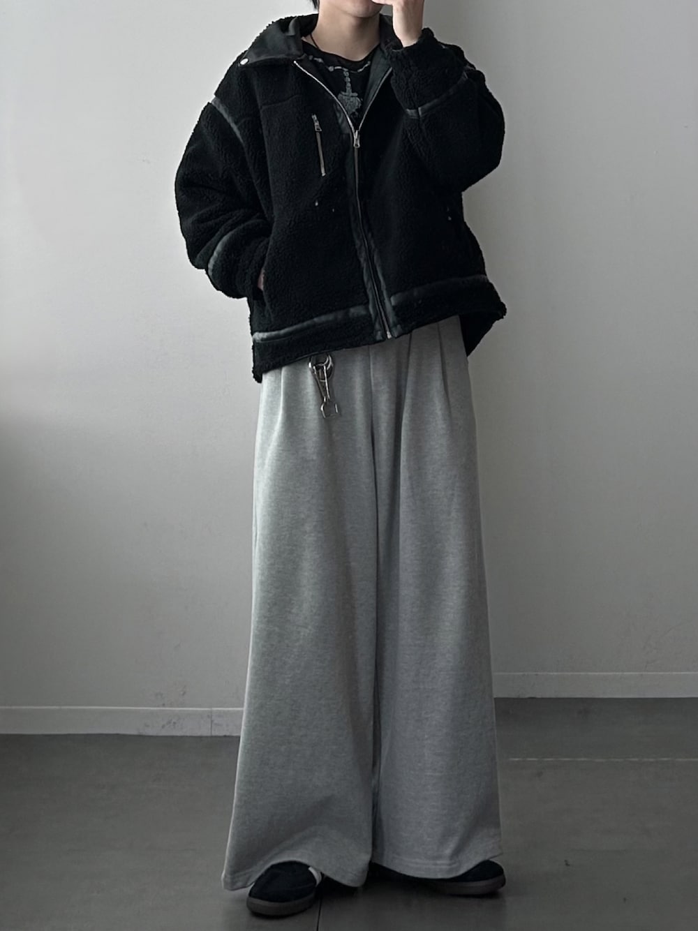 GRANCY】Print Design Sheer Knit / プリントデザインシアーニットを