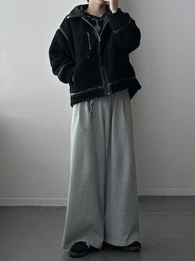 「アイテム（ブルゾン）」を使った、つぐ吉さん（メンズ・173cm）の秋コーディネート