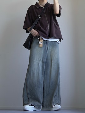 「アイテム（キーケース/キーアクセサリー）」を使った、つぐ吉さん（メンズ・173cm）の夏コーディネート