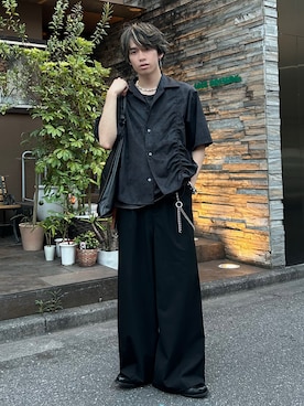 「アイテム（タンクトップ）」を使った、つぐ吉さん（メンズ・173cm・20代）の夏コーディネート