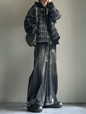 「アイテム（ブルゾン）」を使った、つぐ吉さん（メンズ・173cm）の秋コーディネート