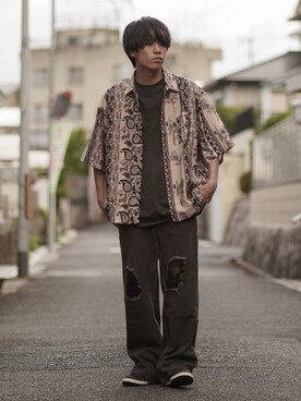 つぐ吉さん（メンズ・172cm）の夏コーディネート